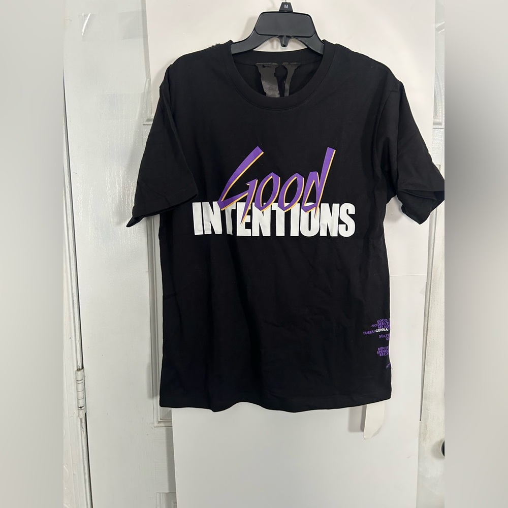 Men’s Vlone Black T-shirt Size Large